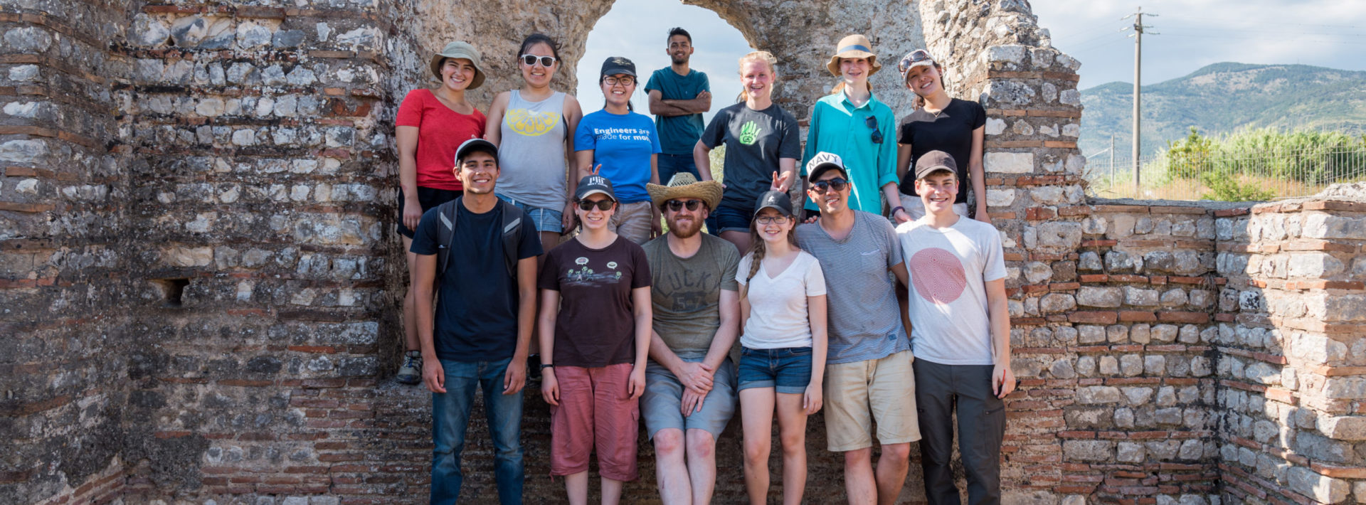 ONE-MA3 gives students hands-on fieldwork experience in the context of cultural heritage
