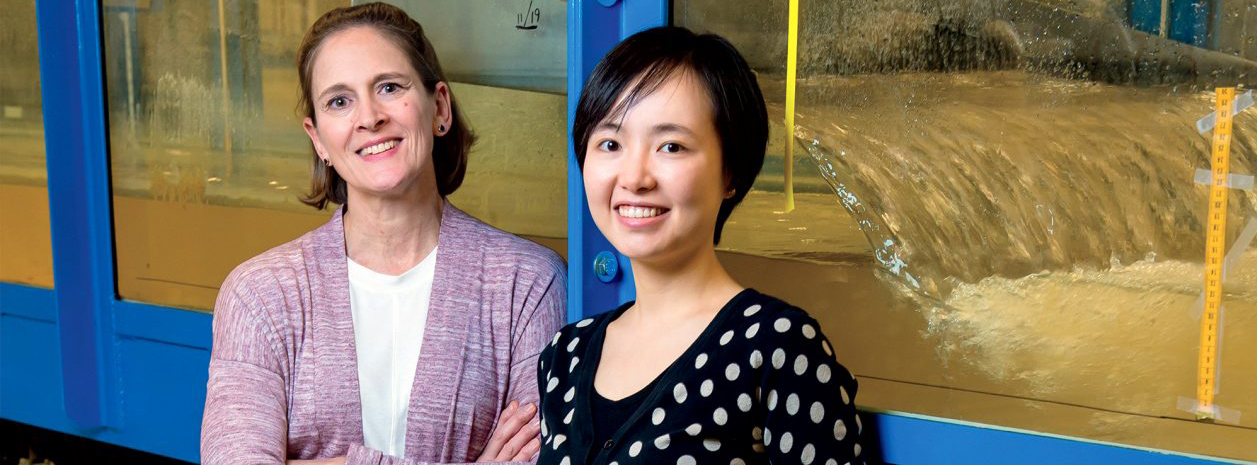 Donald and Martha Harleman Professor Heidi Nepf and Graduate Student Judy Qingjun Yang featured in MIT Spectrum