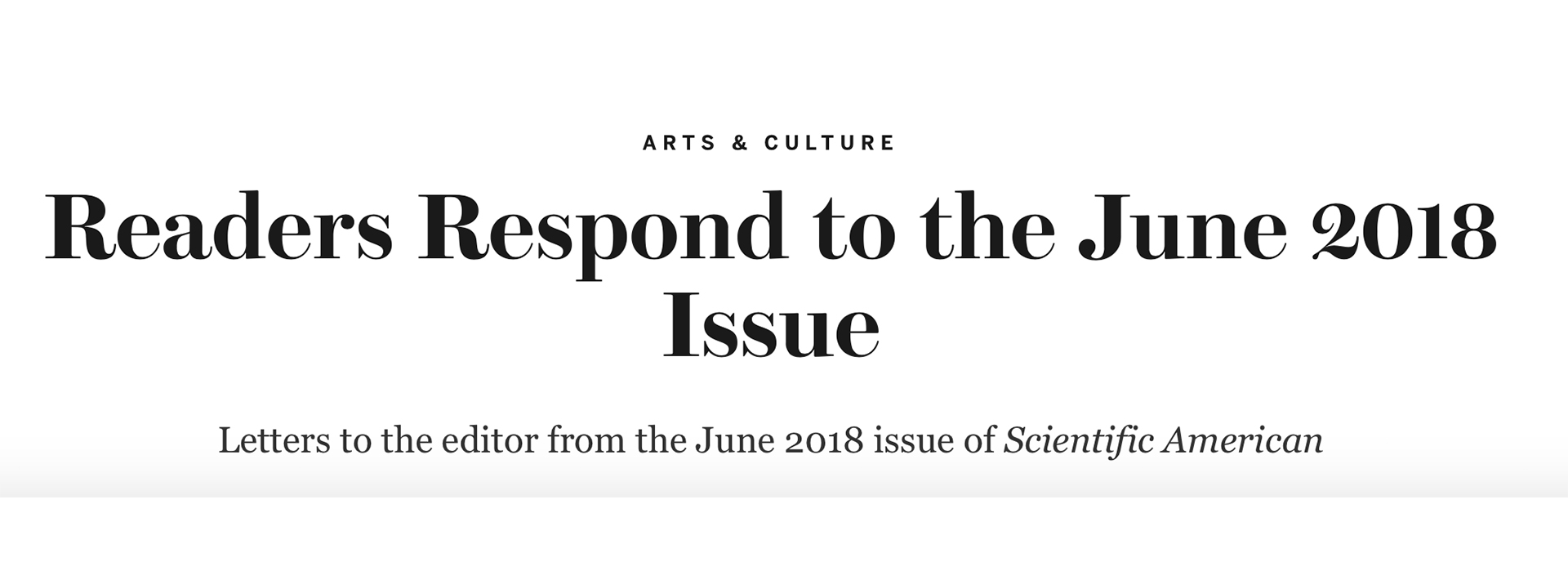 Professor Eduardo Kausel responds to article in the June 2018 issue of Scientific American