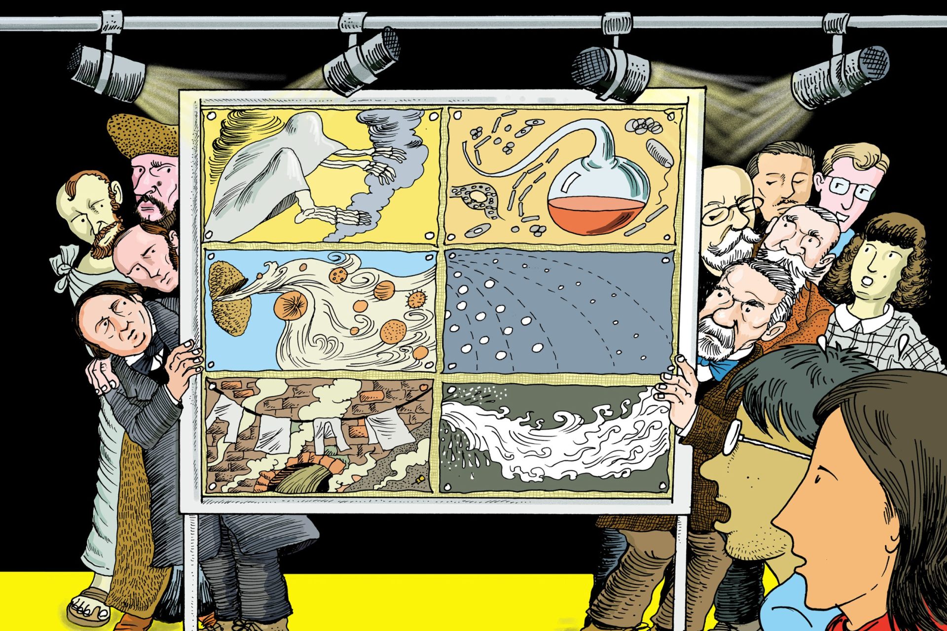 Turning history of science into a comic adventure