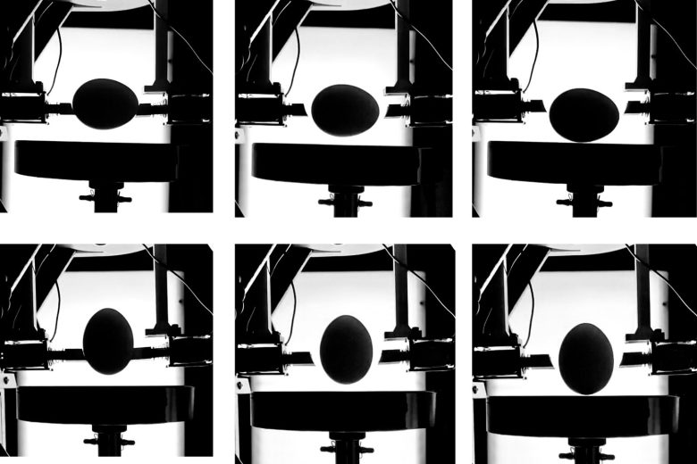 MIT engineering students crack egg dilemma, finding sideways is stronger